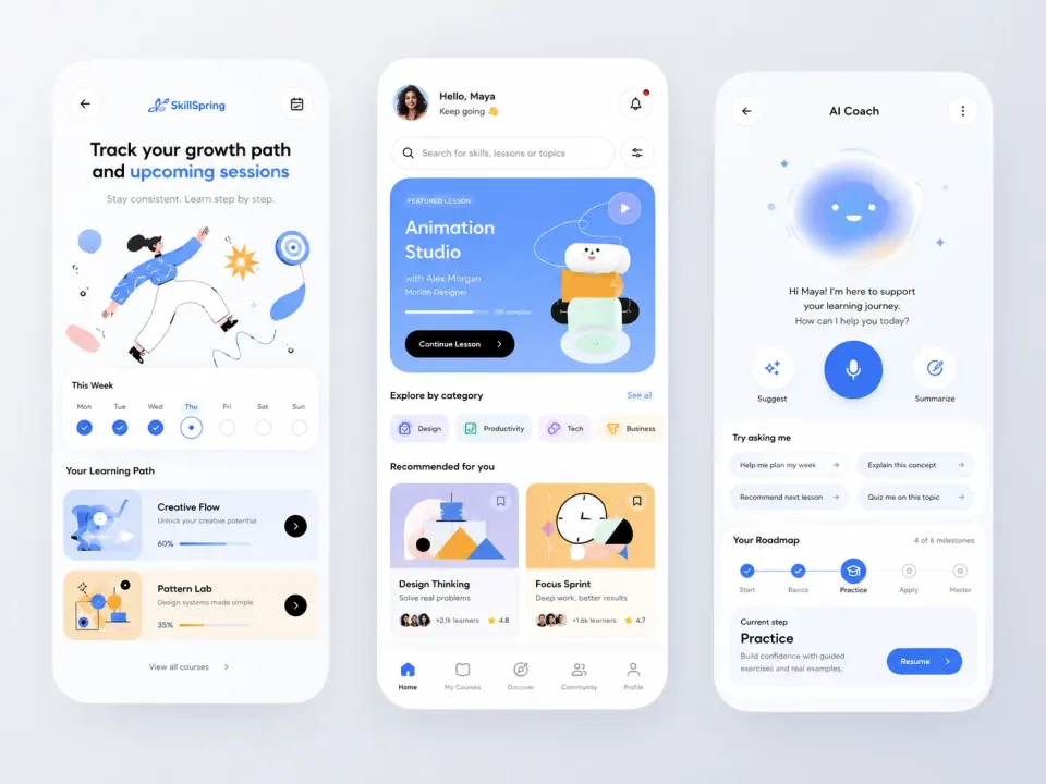 Product and UX design project example